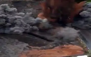 انفجار بزرگترین بمب خنثی نشده به جای مانده از جنگ دوم جهانی + فیلم