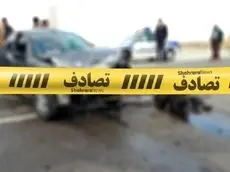 تصادف شدید شبانه در جاده دامنه - الیگودرز/ ۷ نفر مصدوم شدند