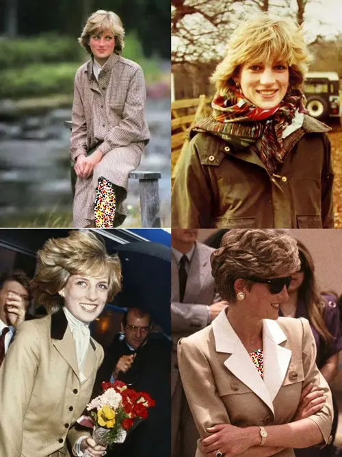 استایل‌های رنگارنگ پرنسس دایانا