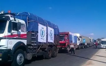  کاروان های کمک های بشر دوستانه آماده ارسال به غوطه شرقی هستند