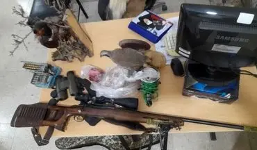 متخلفان شکار پرنده در سبزکوه به دام افتادند