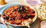 جوجونی تاس کباب بادمجان کاشانی خوشمزه و رژیمی
