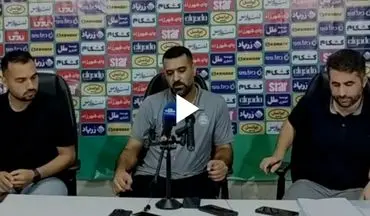 فلاحتی: به تیم مان زمان بدهند تا به کیفیت لازمه برسیم + ویدئو