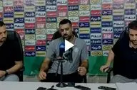 فلاحتی: به تیم مان زمان بدهند تا به کیفیت لازمه برسیم + ویدئو