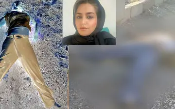 عکس های دلخراش از جنازه خانم وکیل مشهدی ! / قتل در استخر رها کردن در اتوبان ! 