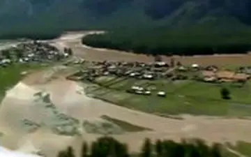 سیل ۵ متری که روسیه را درنوردید