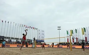 حذف نخستین تیم از ایران در زیر بارش باران