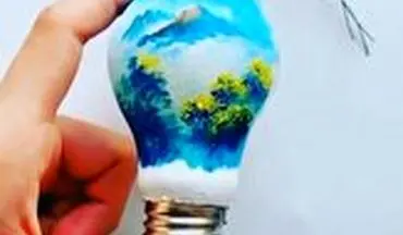 ایده جالب رنگ آمیزی لامپ
