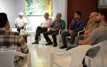 گزارش تصویری از نشست خبری نمایشگاه قلمزنی"احیا"در کرمانشاه