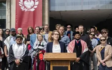  مدرک به دانشجویان حامی فلسطین داده نمی شود

