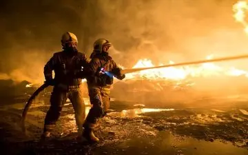 مصدومیت هفت نفر در حادثه آتش سوزی شیراز