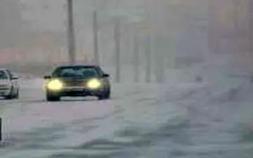 بارش برف و باران در برخی از محورهای مواصلاتی کشور
