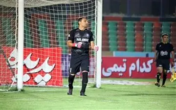 دروازه بان باتجربه پارس، غایب دیدار با ماشین