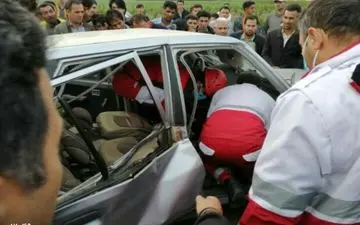  بزرگراه غدیر رنگ خون به خود گرفت؛  2 کشته و 4 مصدوم در تصادف خونین!