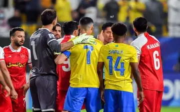 پایان نیمه اول: النصر ۰ - پرسپولیس ۰