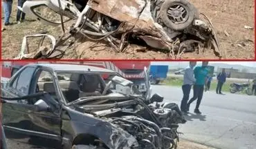 2 کشته و یک مجروح در حادثه رانندگی در جاده سمقاور - کمیجان