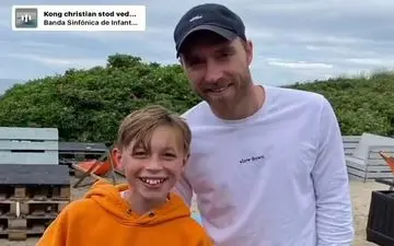 
پس از ایست قلبی؛/ کریستین اریکسن برای اولین بار در ملاعام دیده شد