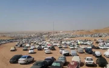 تصاویری دیدنی از زیر ساخت‌ها و تردد روان زوار اربعین در مرز خسروی