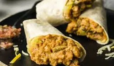 طرز تهیه بوریتو مکزیکی| لقمه خوشمزه برای کودکانتان درست کنید!