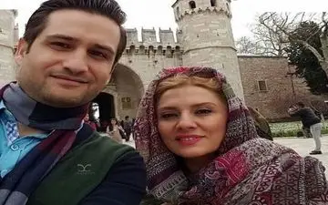 تصاویری از سالگرد ازدواج پویا امینی و همسر جوانش