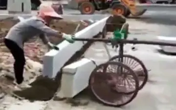 خلاقیت‌های حیرت انگیز کارگران برای آسان شدن کار