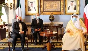 ظریف با نخست وزیر کویت دیدار کرد
