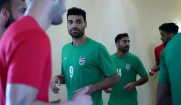 تمرین سبک تیم ملی ایران در روز بازی با تاجیکستان