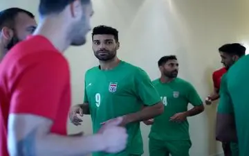 تمرین سبک تیم ملی ایران در روز بازی با تاجیکستان