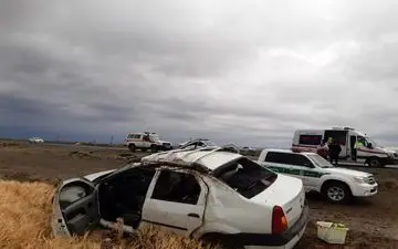 واژگونی مرگبار در شاهرود؛ یک مرد جان باخت، هفت نفر مصدوم شدند!
