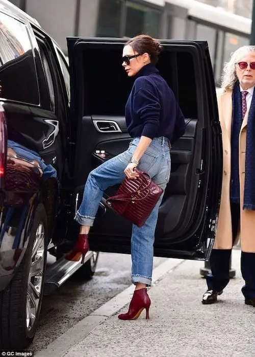 سبک پاییزی ویکتوریا بکهام