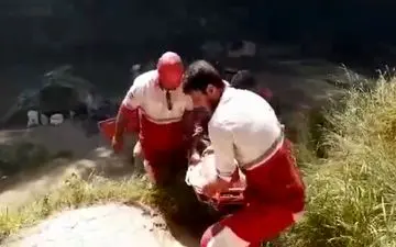 نجات پسر 12 ساله از ارتفاعات کلکچال