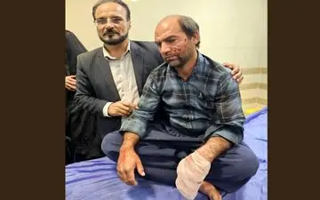 قطع شدن انگشتان مرد خوزستانی بر اثر انفجار مین

