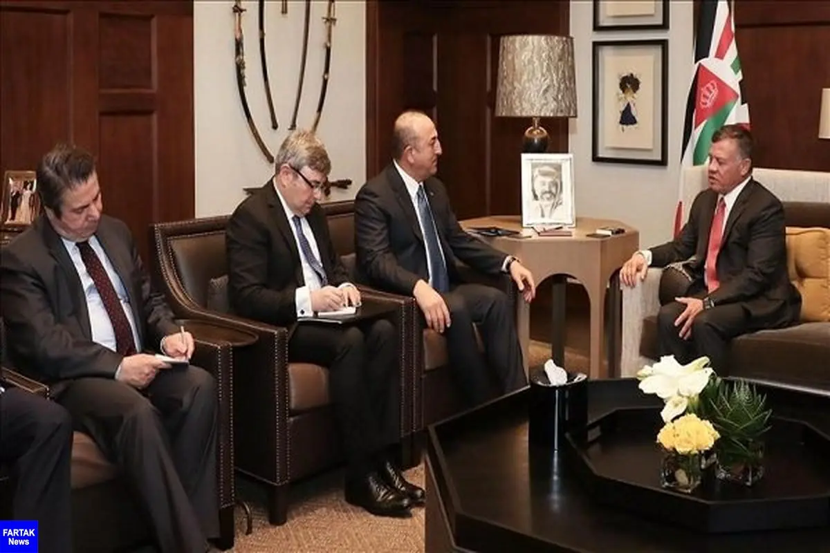 محورهای دیدار چاوش‌اوغلو با وزیر خارجه و پادشاه اردن