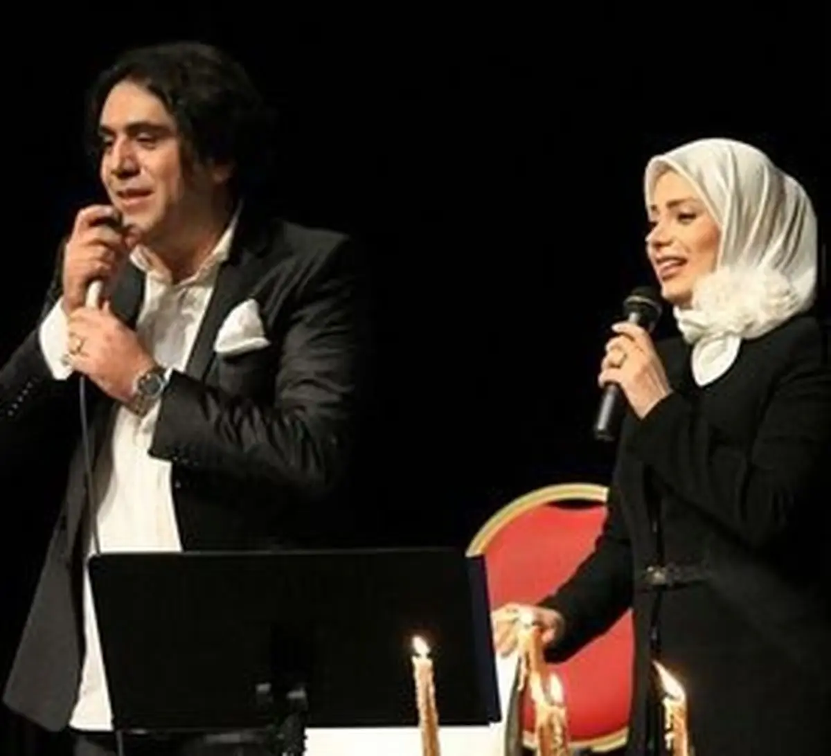  ازدواج خانم مجری با خواننده معروف؟/ عکس