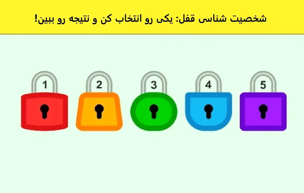  شخصیت شناسی| کدام قفل را انتخاب میکنی؟ بگو تا شخصیتت رو بگم!