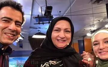 سلفی نیما فلاح و همسرش به همراه مریم امیرجلالی در جزیره کیش (عکس)