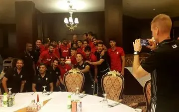  تصویری از کی‌روش وقتی روی صورت بازیکن مغضوب برانکو کیک مالید!