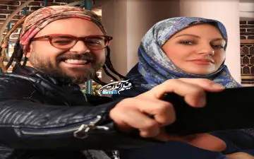 سلفی هومن سیدی و مهناز افشار