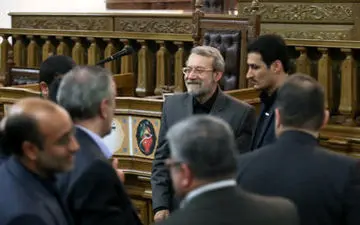  آغاز نشست خبری رئیس مجلس 