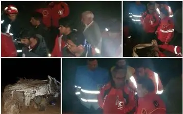  مرگ راننده ال‌90 در سیل جنوب سمنان