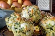یک پیش غذای ساده و خوشمزه | طرز تهیه  مافین اسفناج !