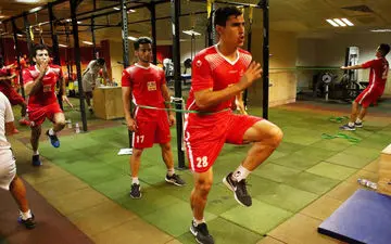 گزارش تمرین نوبت صبح پرسپولیس در سالن بدنسازی