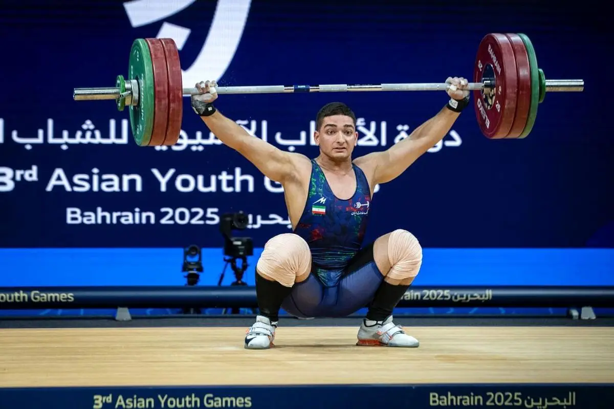 بازی های آسیایی جوانان؛ برنز بهنود نصرتی در وزنهبرداری