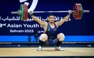 بازی های آسیایی جوانان؛ برنز بهنود نصرتی در وزنه‌برداری