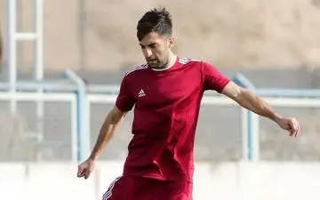 نریمان جهان در تمرین تراکتور حضور یافت