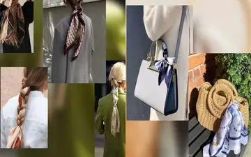 ۵ روش خلاقانه برای استفاده از مینی‌اسکارف در استایل روزمره