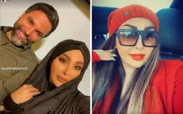 نیکبخت واحدی از مادر زن خود رونمایی کرد! 