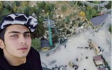 سلفی ارسلان قاسمی از ارتفاع ۵۰ متری (عکس)