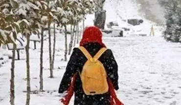 تعطیلی مدارس استان کردستان به خاطر برف شدید
