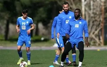 یکشنبه 25 فروردین/گزارش تمرین آبی های پایتخت